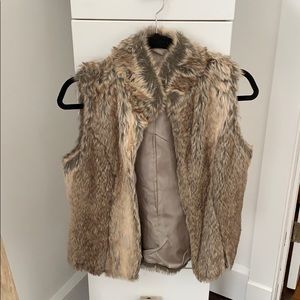 Faux fur vest